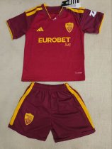 26-27 Roma Home Kids Soccer Jersey