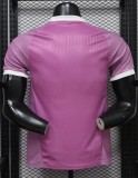 26-27 Man Utd Pink Goalkeeper Player Version Soccer Jersey