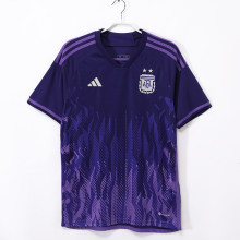 2022 Argentina Away Fans Two Star Version Soccer Jersey（2颗星）