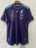 2026 F1 Benz New Pattern Short Sleeve Racing Suit