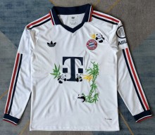 26-27 Bayern Away Embroidered Version Long Sleeve Fans Soccer Jersey (长袖)