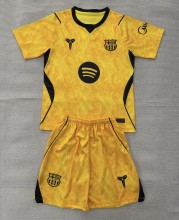 26-27 RMA Yellow GoalKeeper Kids Soccer Jersey