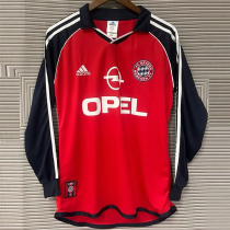 2000-2001 Bayern Home Long Sleeve Retro Soccer Jersey 2000-2001 Bayern Home Long Sleeve Retro Soccer Jersey