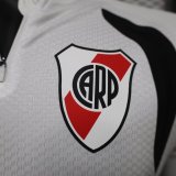 26-27 River Plate White Long Sleeve Player Version Soccer Jersey*长袖球员