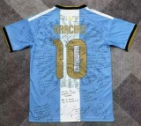 26-27 Argentina Messi Farewell Match Signature Version Fans Soccer Jersey