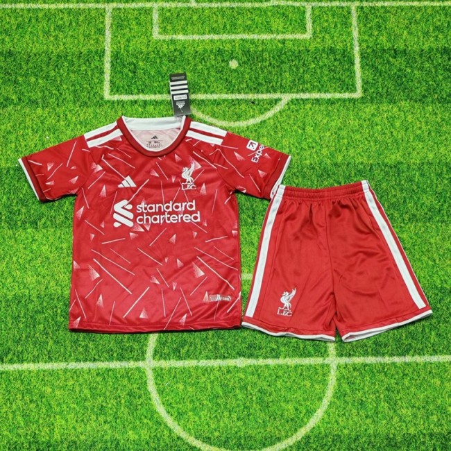 26/27 liverpool home kids kit