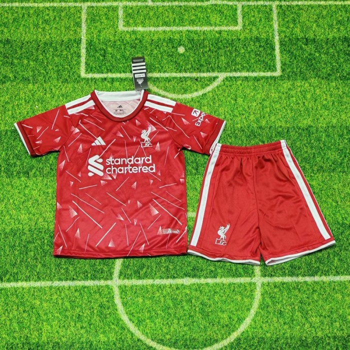 26/27 liverpool home kids kit