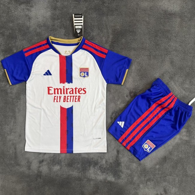 26/27 Lyon home kids kit