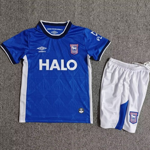 26/27 Ipswich Town home kids kit
