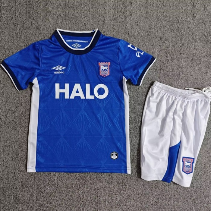 26/27 Ipswich Town home kids kit