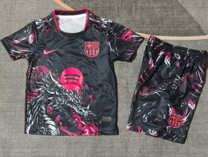 Copy 26/27 Barcelona kids kit Black Dragon Special Edition