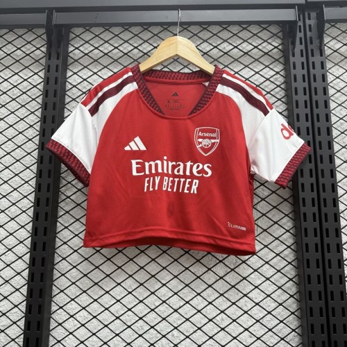 26/27  Arsenal home women's short football Jersey