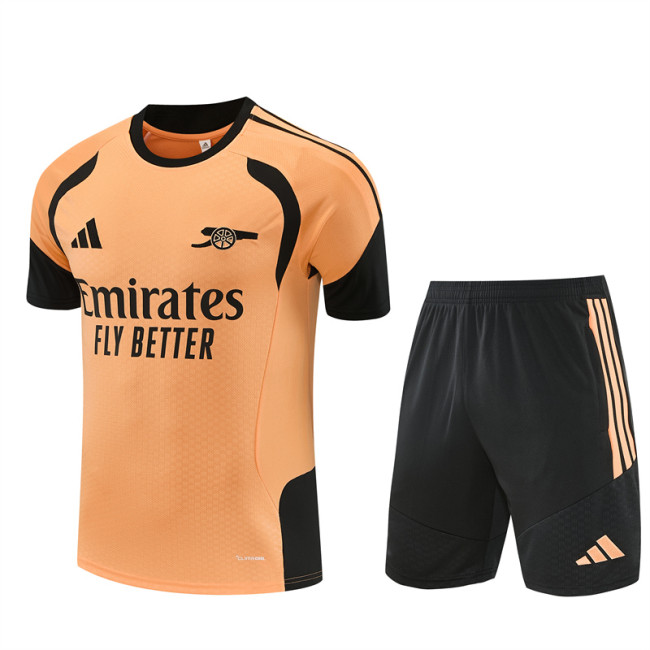 26/27 Arsenal kids Short sleeve training suit orange