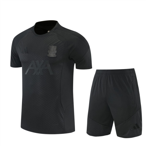 26/27 Liverpool kids Short sleeve training suit black