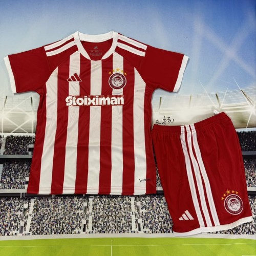 26/27 Olympiacos home kids kit
