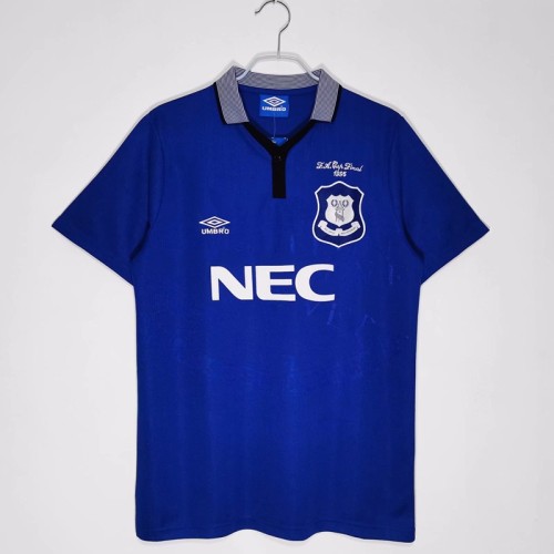 Retro 1995 Everton home football jersey