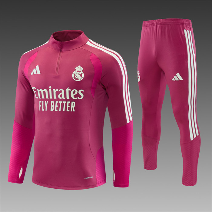 26/27 Real Madrid Adult training suit maroon