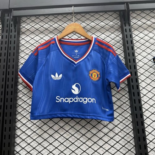 26/27 Manchester United Away women's short football Jersey