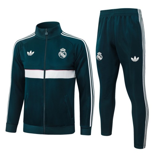 26/27 Real Madrid Kids jacket Dark green