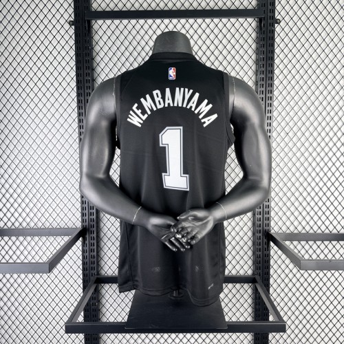 NBA San Antonio Spurs WEMBANYAMA #1 Basketball Jersey