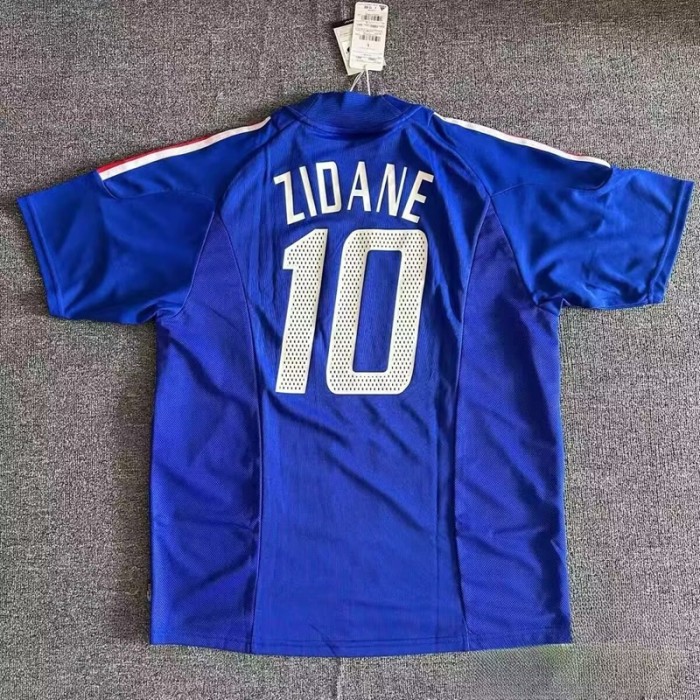 Retro 2002 France home football jersey