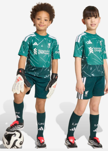 26/27 Liverpool goalkeeper kids kit green