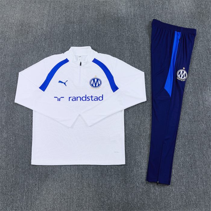 26/27 Marseille Adult training suit white