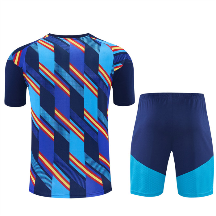 26/27 Spain kids short -sleeved training suit
