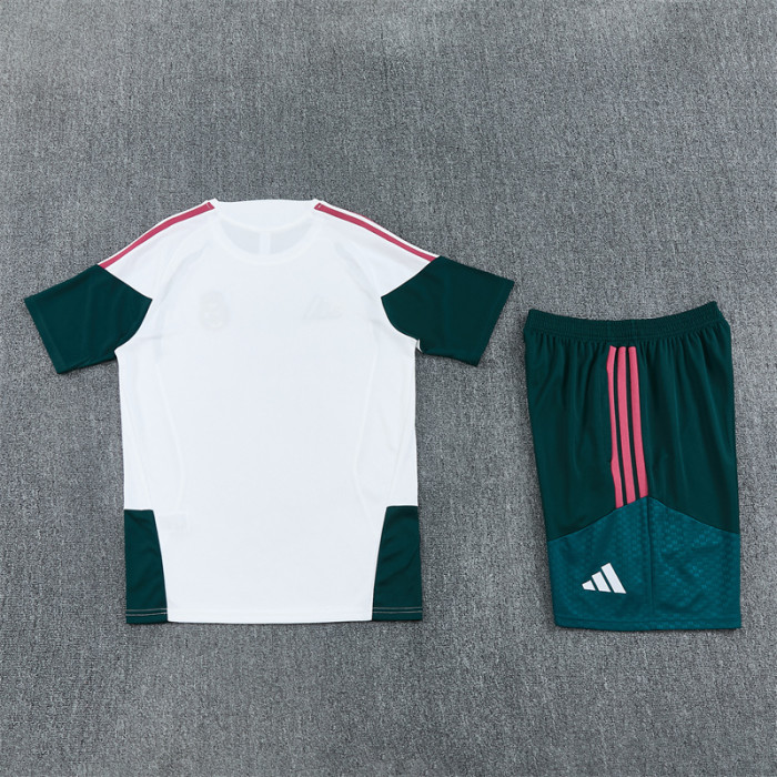 26/27 Real Madrid Short sleeve Adult training suit white