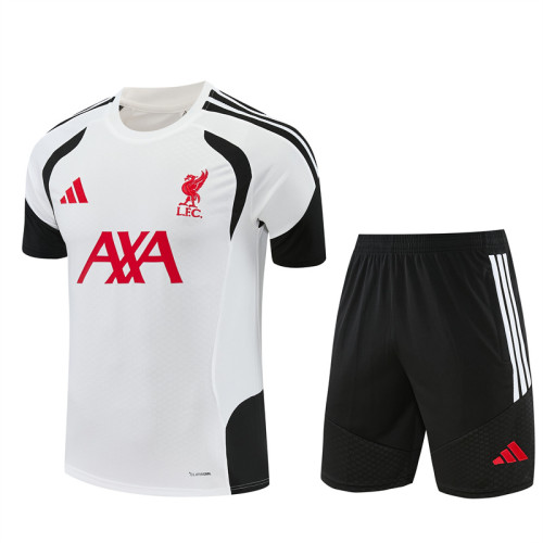 26/27 Liverpool kids Short sleeve training suit white