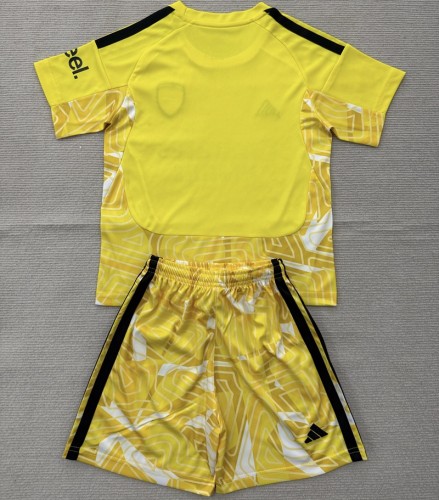 26/27 Arsenal goalkeeper Kids kit yellow