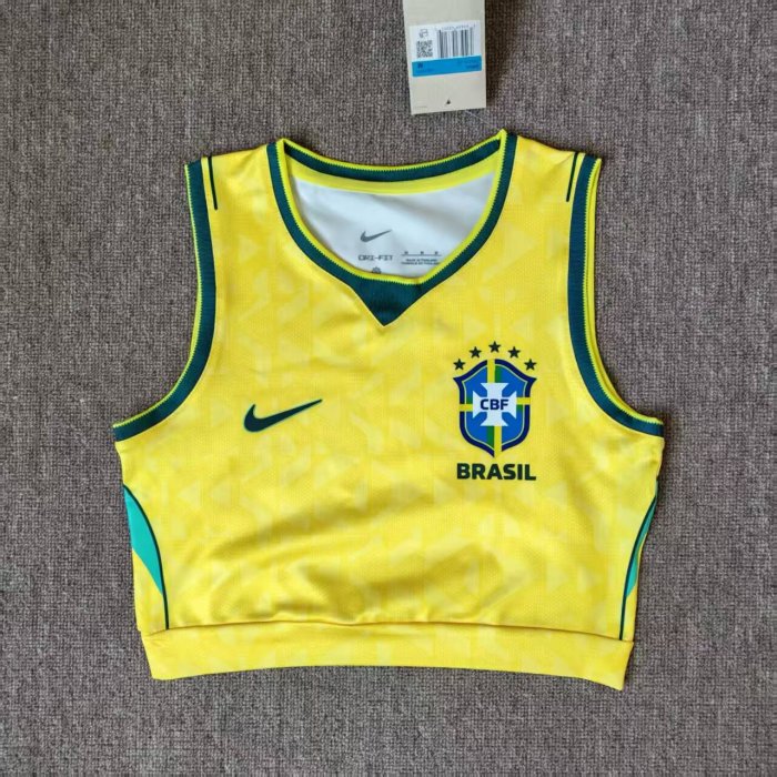 26/27 Brazil home women's short football Jersey