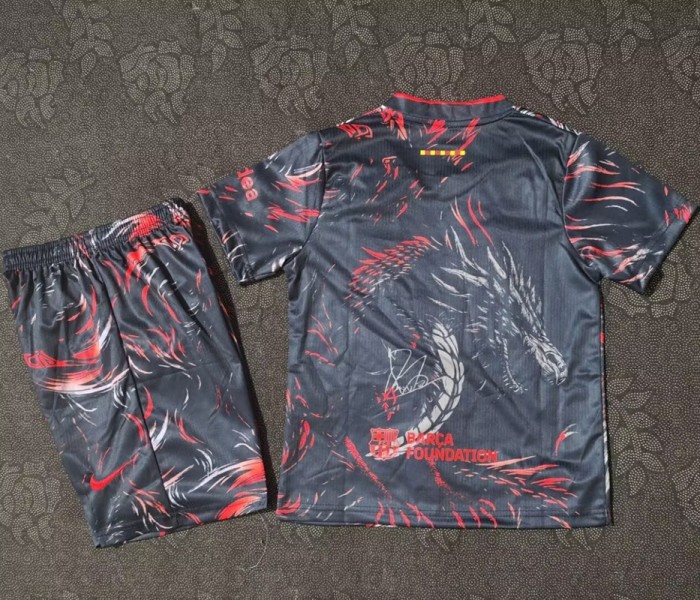 26/27 Barcelona kids kit Black Dragon Special Edition