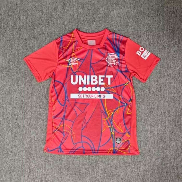 26/27 Rangers goalkeeper football jersey red