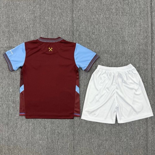 26/27 West Ham United home kids kit