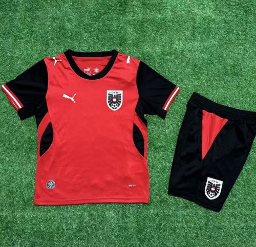 26/27 Austria home kids kit football Jersey
