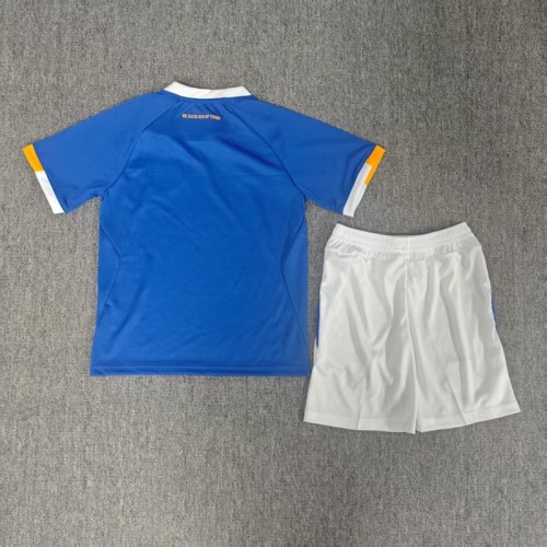 26/27 Everton home kids kit