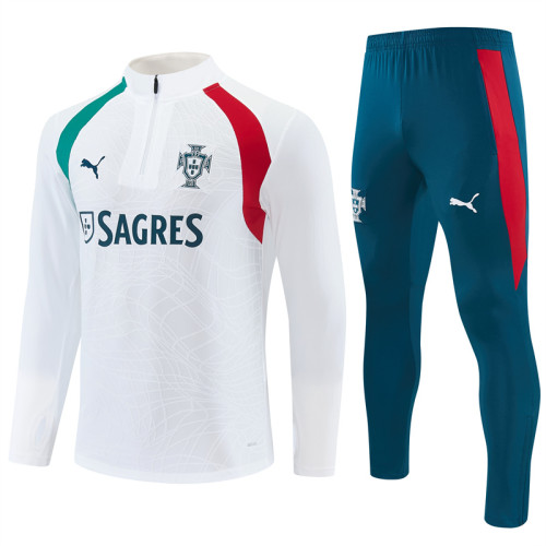 26/27 Portugal kids training suit white