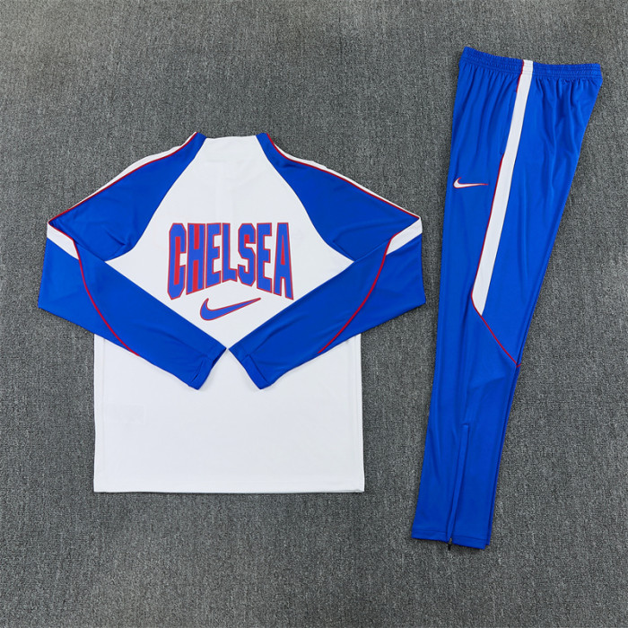 26/27 Chelsea  Adult training suit blue white