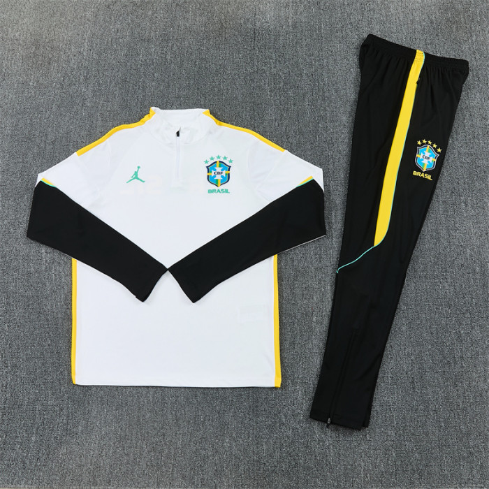 26/27 Brazil Jordan Kids training suit white