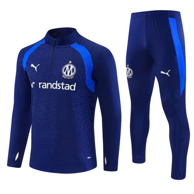 26/27 Marseille kids training suit royal blue