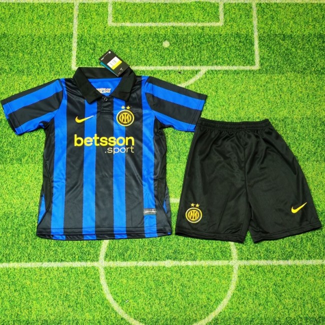 26/27 inter milan home kids kit