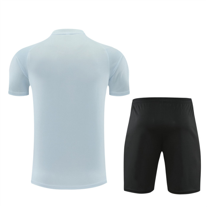 26/27 Barcelona kids Short sleeve training suit light gray
