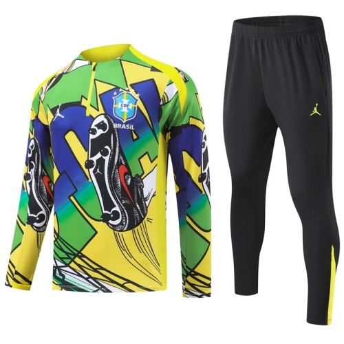 26/27 Brazil Kids training suit Graffiti version