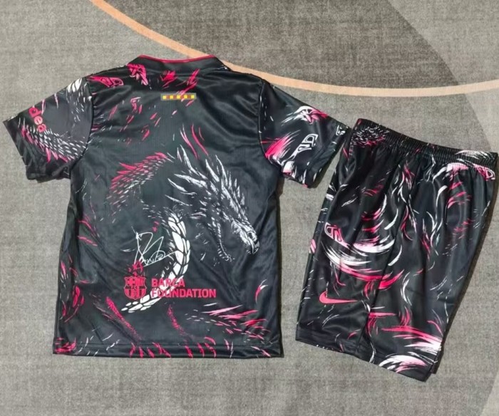 Copy 26/27 Barcelona kids kit Black Dragon Special Edition