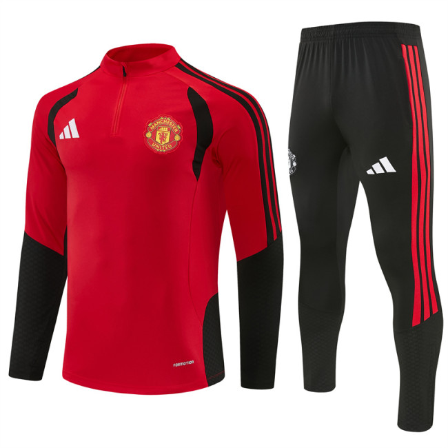 26/27 Manchester United kids training suit red