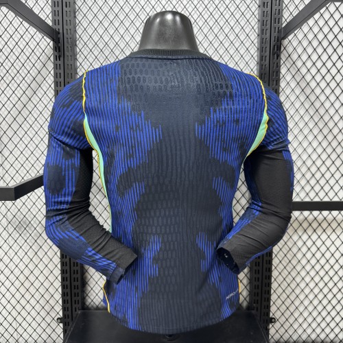 26/27 Brazil Away Player Version long sleeves
