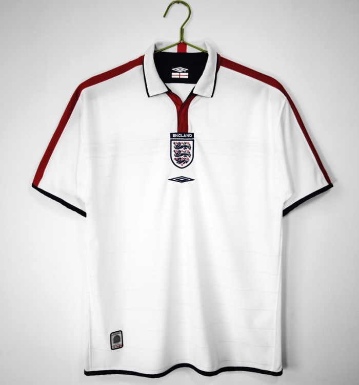 Retro 2004 England home football Jersey