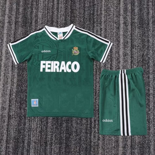 Retro 99/00 La Coruna Away kids kit
