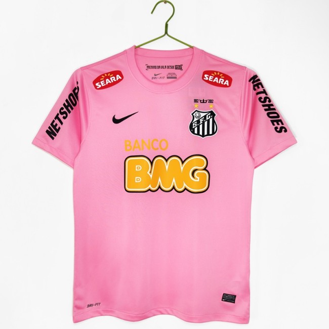 Retro 2013 Santos football Jersey pink